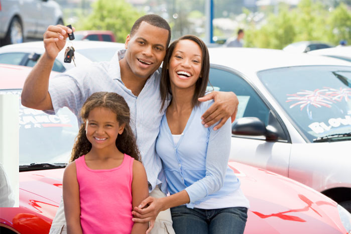 Family Buying Car